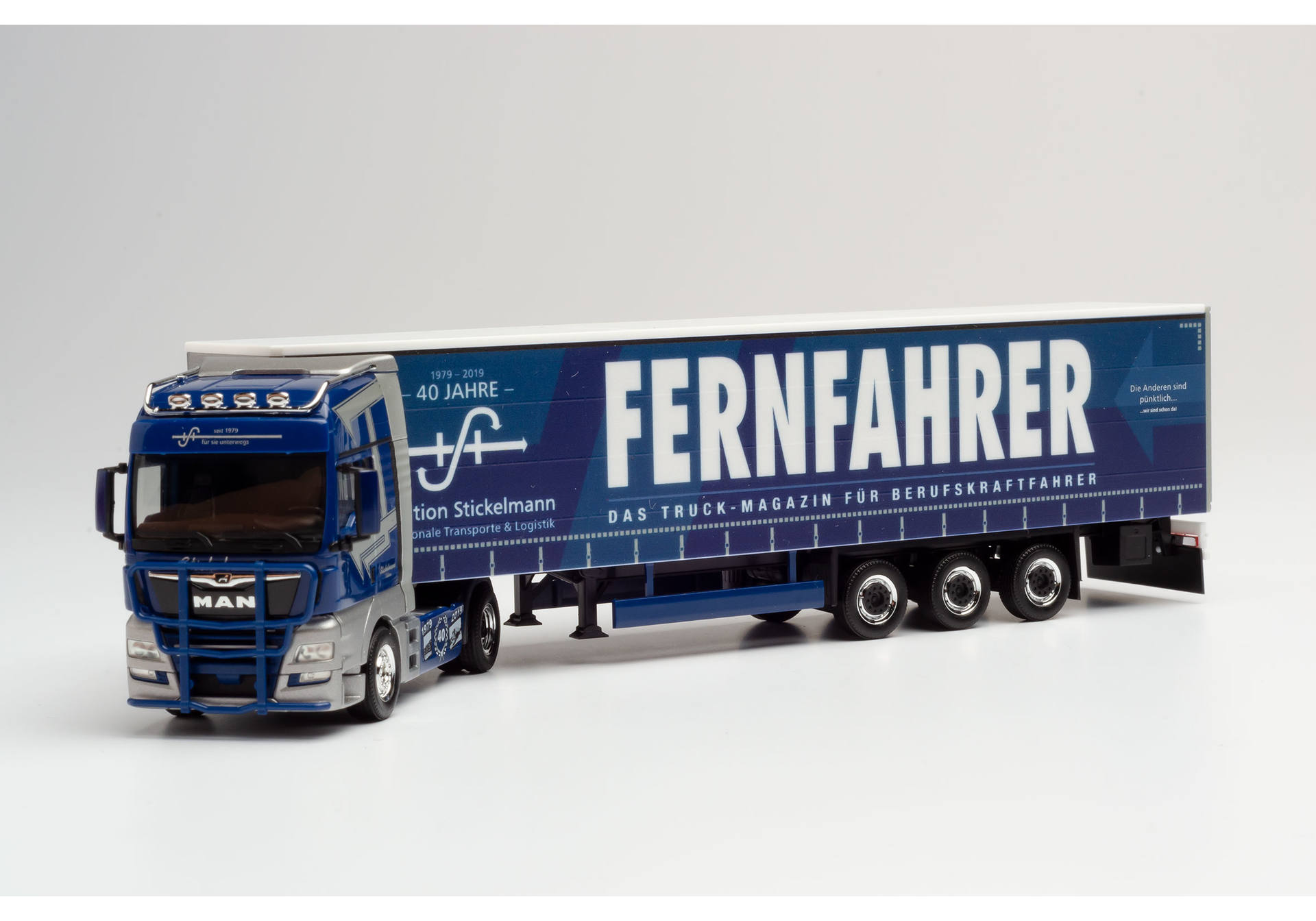 MAN TGX XXL Euro 4 Gardinenplanen-Sattelzug "Spedition Stickelmann / Fernfahrer"