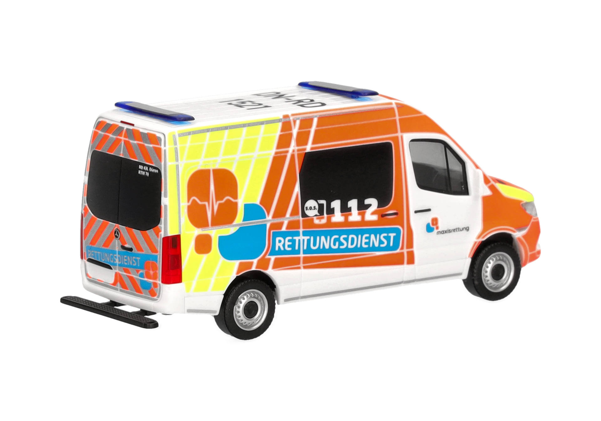 ambulance, emergency, van, marked, stickered