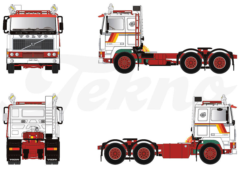 TBP Volvo F12 6x2 rigid tractor