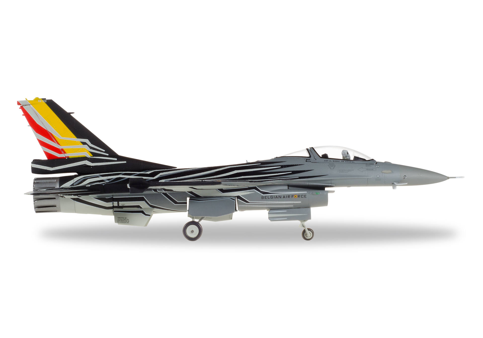 Belgian Air Force Lockheed Martin F-16AM Fighting Falcon - F-16 Solo Display Team