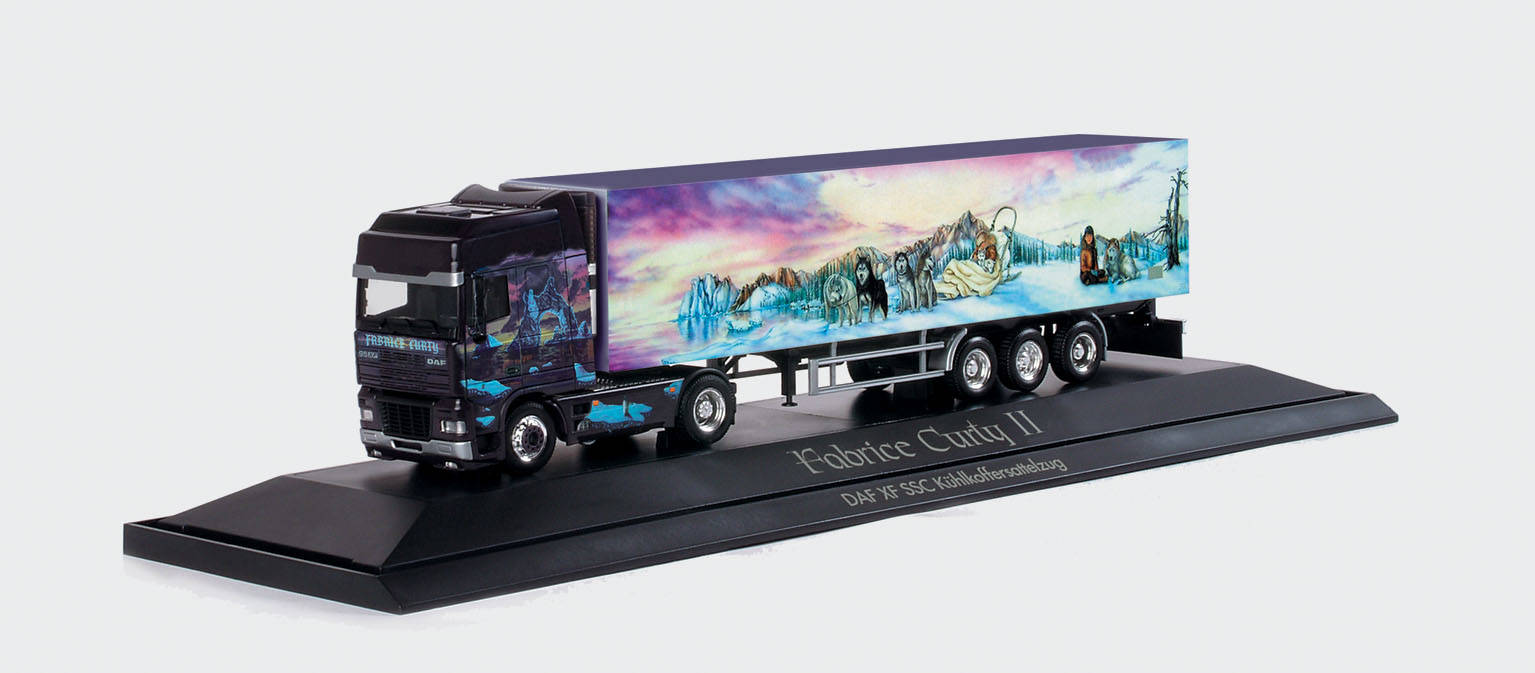 DAF XF SSC refrigerated box trailer "Fabrice Curty II", PC
