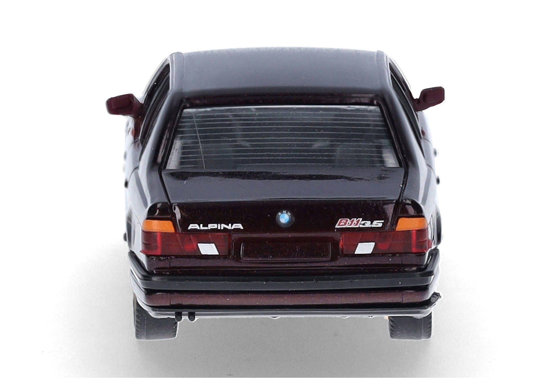 BMW Alpina B11 3,5-Liter, burgundrot metallic, Dekor gold