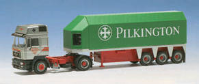 Man F2000 glass transporter saddle train 2A/3A