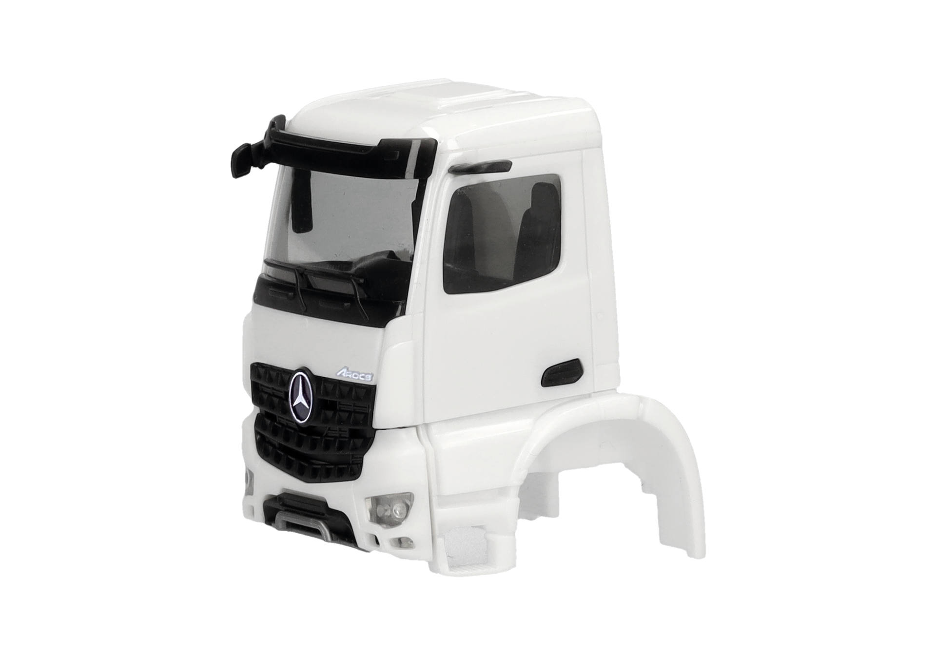 Teileservice: Fahrerhaus Mercedes-Benz Arocs S mit Spiegelkamera, weiß (2 Stück)