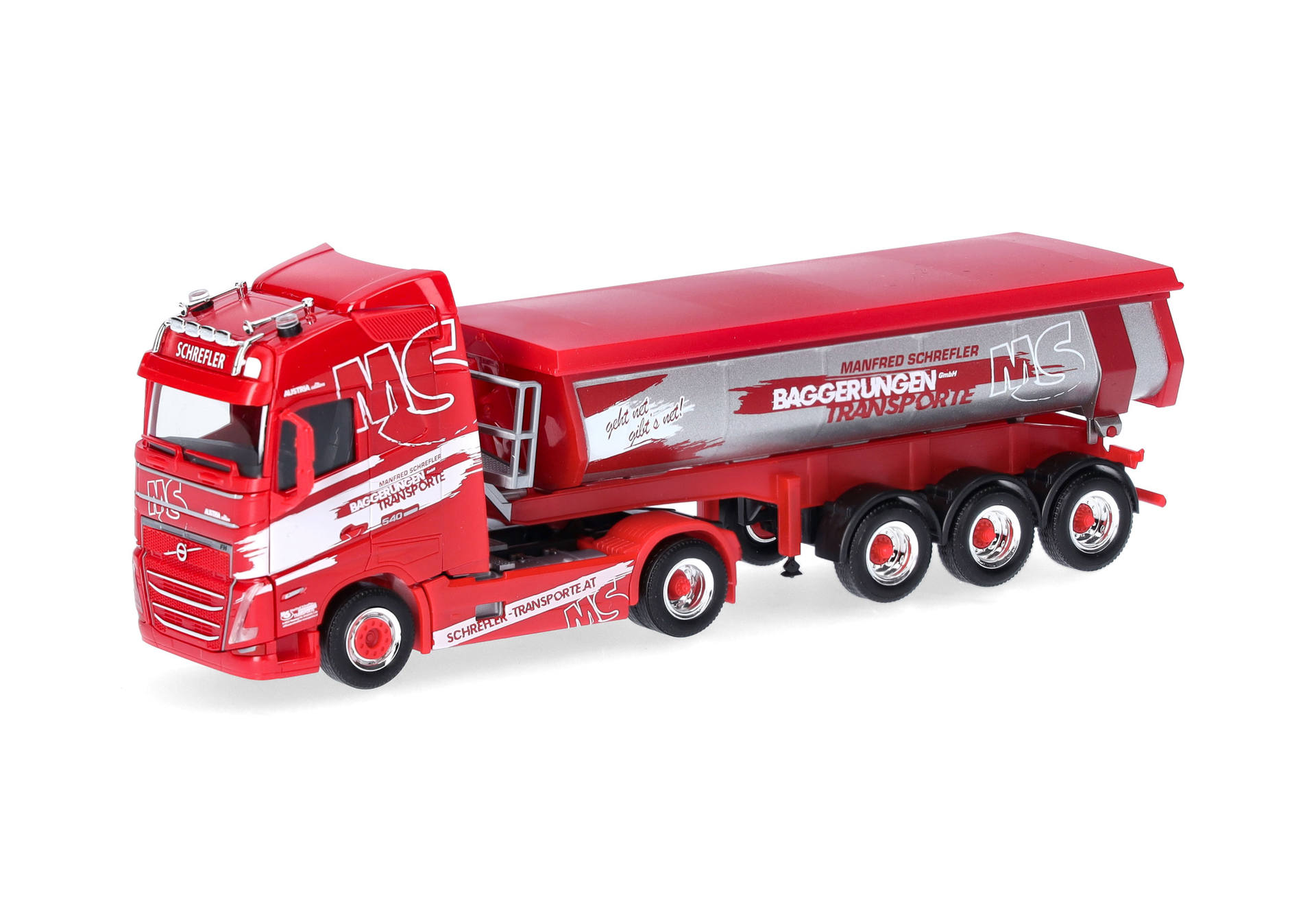 Volvo FH GL 2020 thermal insulation trough dump semitrailer "Schrefler" (Austria)