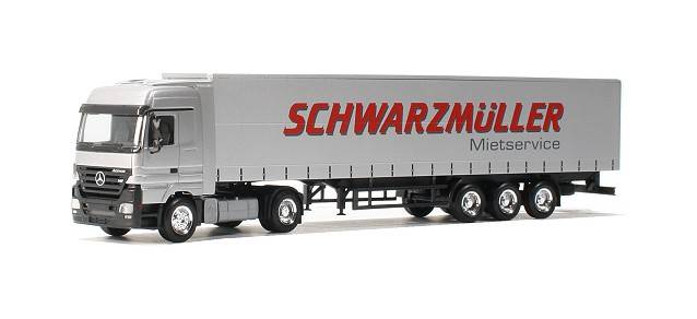 Mercedes-Benz Actros LH curtain canvas semitrailer "Schwarzmueller"