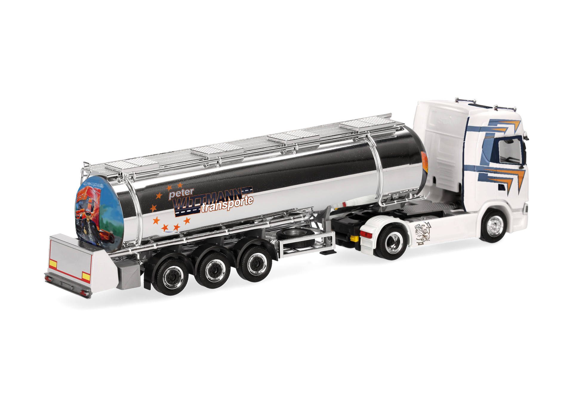 Scania CS 20 HD Chromtank-Sattelzug "Wittmann Transport" (Bayern/Kammerstein)