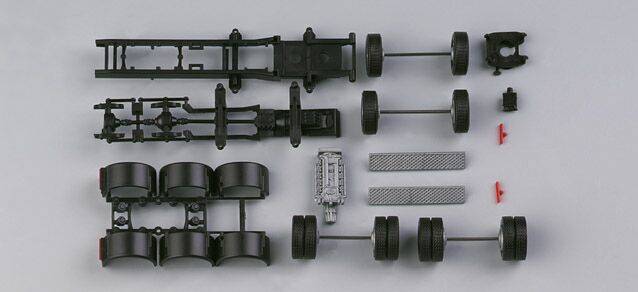 chassis for tractor MAN E2000 4-axlewith a set of wheels Content: 2 pcs.