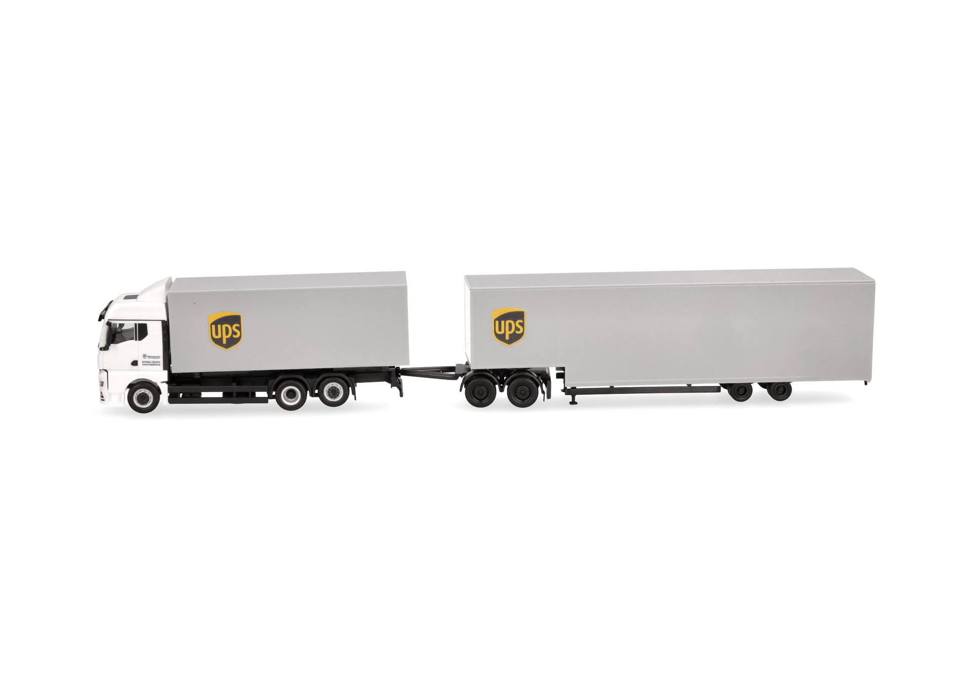 MAN TGX GM Wechselkoffer-LKW mit Jumbokofferauflieger "UPS"