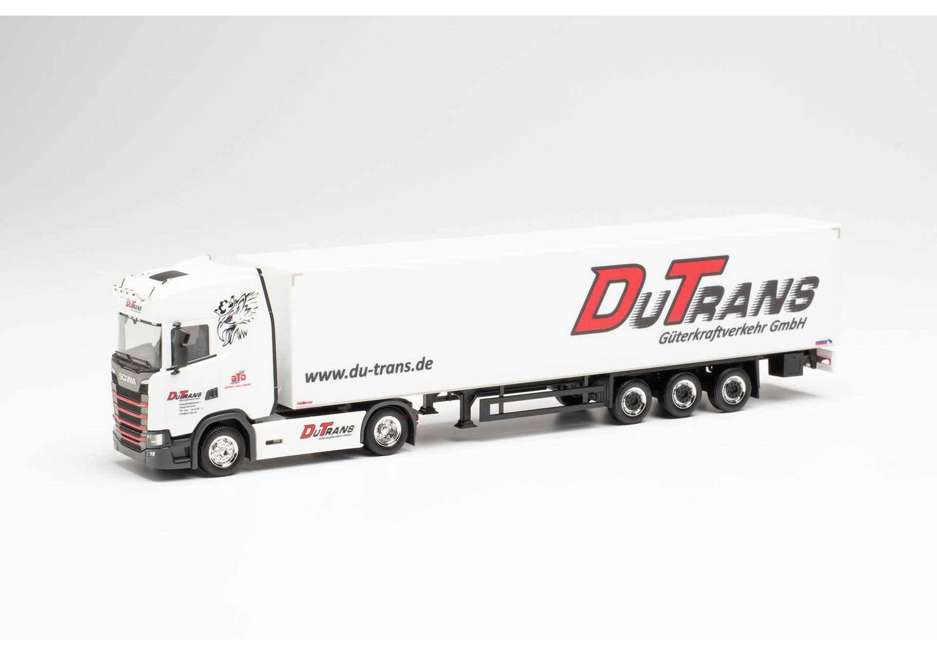 Scania CS 20 HD Koffer-Sattelzug „Du-Trans / German Truck Driver“