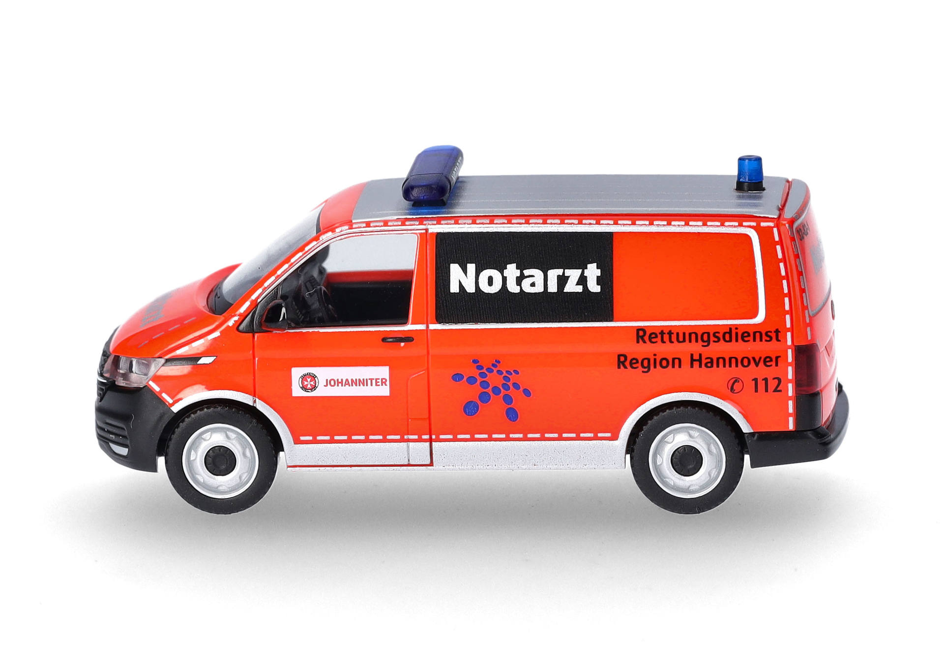 Volkswagen (VW) T6.1 Bus, Notarzteinsatzfahrzeug "Rettungsdienst Region Hannover/ Johanniter" (Niedersachsen/Hannover)