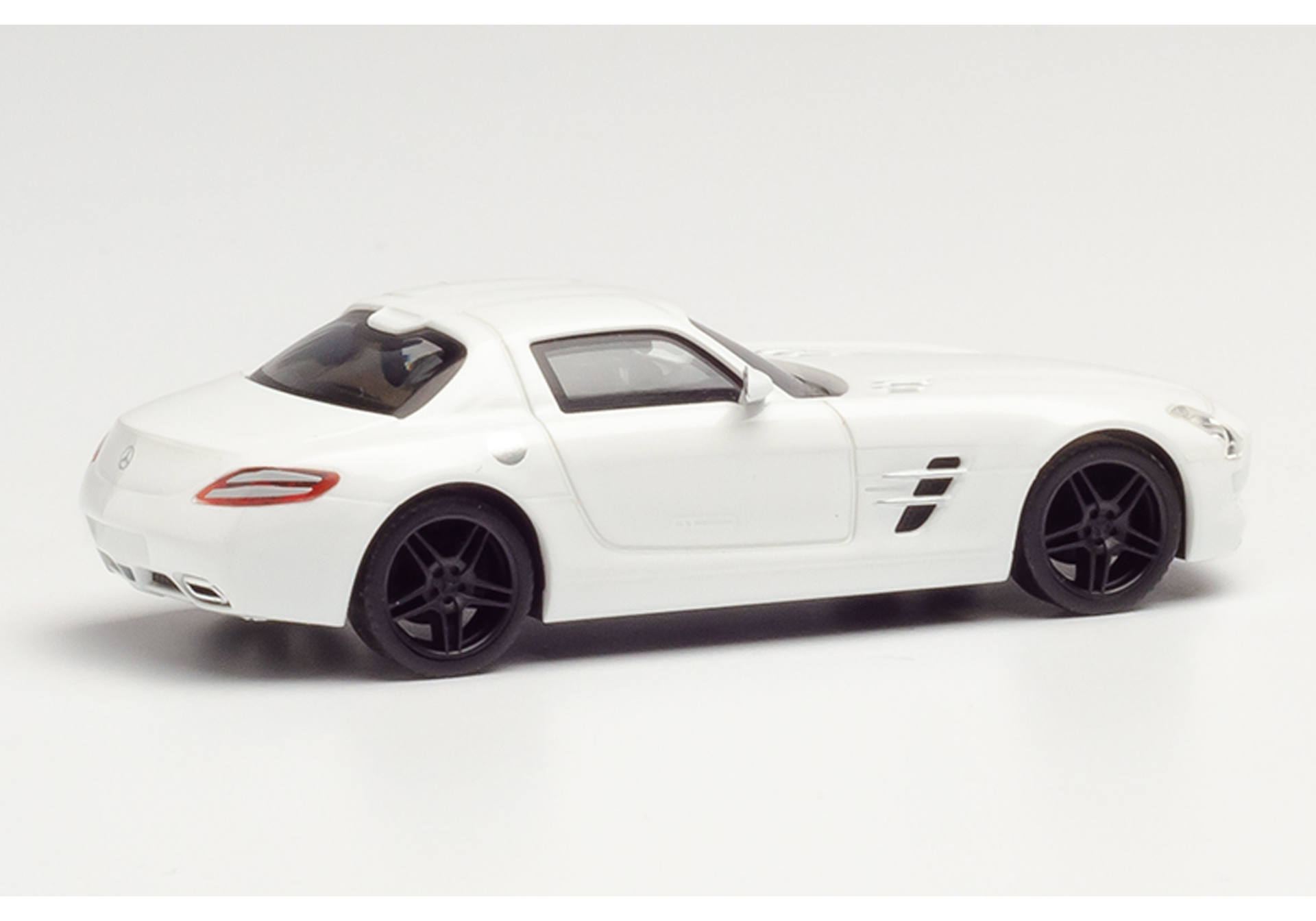 Mercedes-Benz SLS AMG, white with black rims