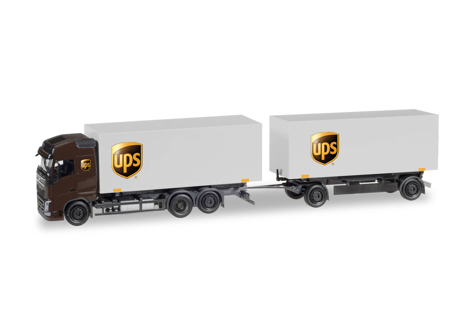 Volvo FH Gl. interchangeable box trailer "UPS"