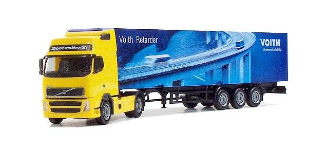 Volvo euro box semitrailer "Voith"