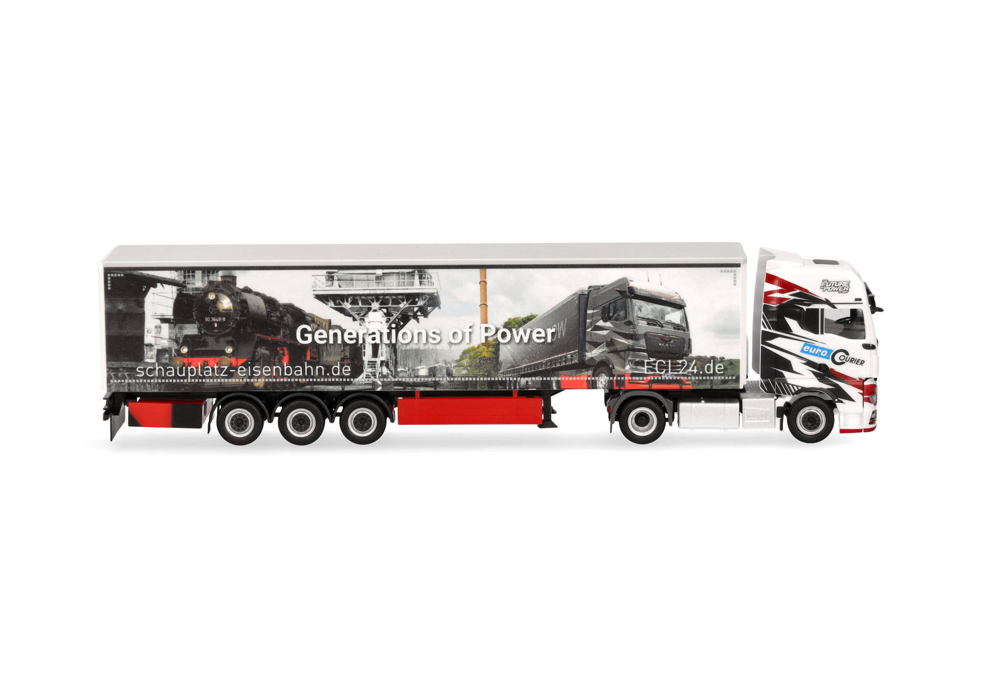 MAN TGX GX Gardinenplanen-Sattelzug "Schauplatz Eisenbahn/ECL24"