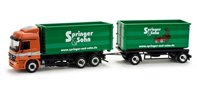 Mercedes-Benz Actros L container trailer "Springer&Sohn"