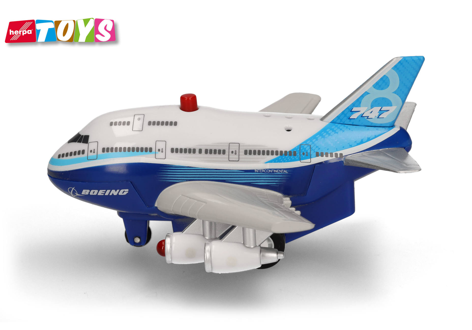 Herpa Toys: Boeing 747-8 Pullback Aviation Toy