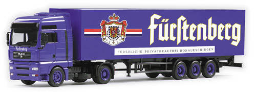 MAN TGA XXL semitrailer "Fuerstenberg Pilsener"