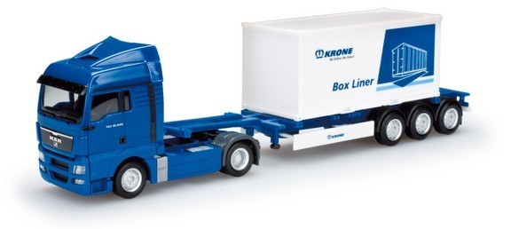 Man TGX XLX Container saddle train