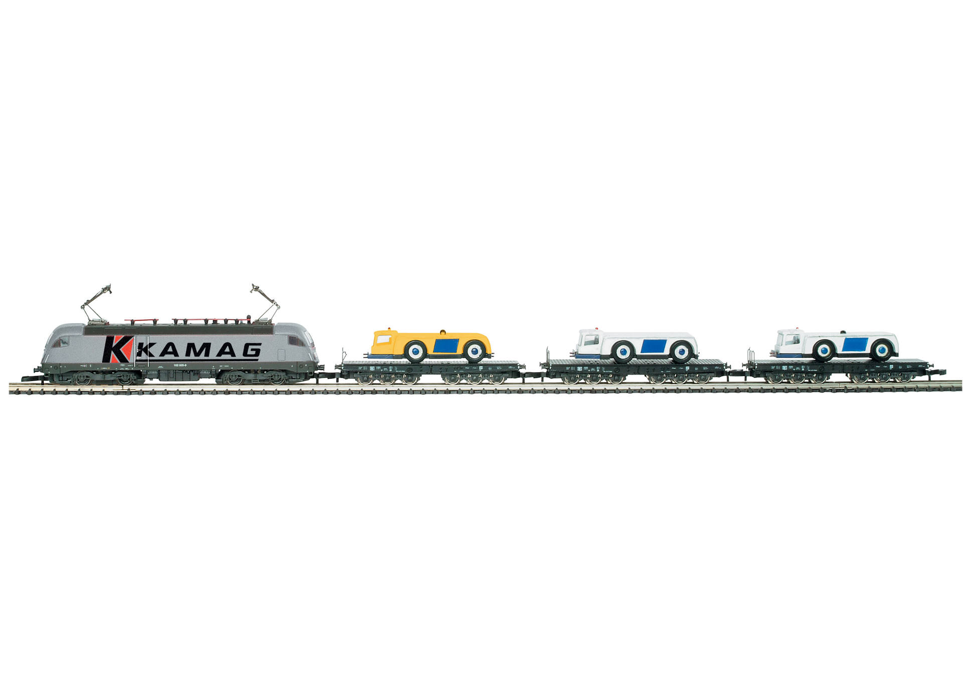 Transportzug "KAMAG" Spur Z (Märklin MiniClub)