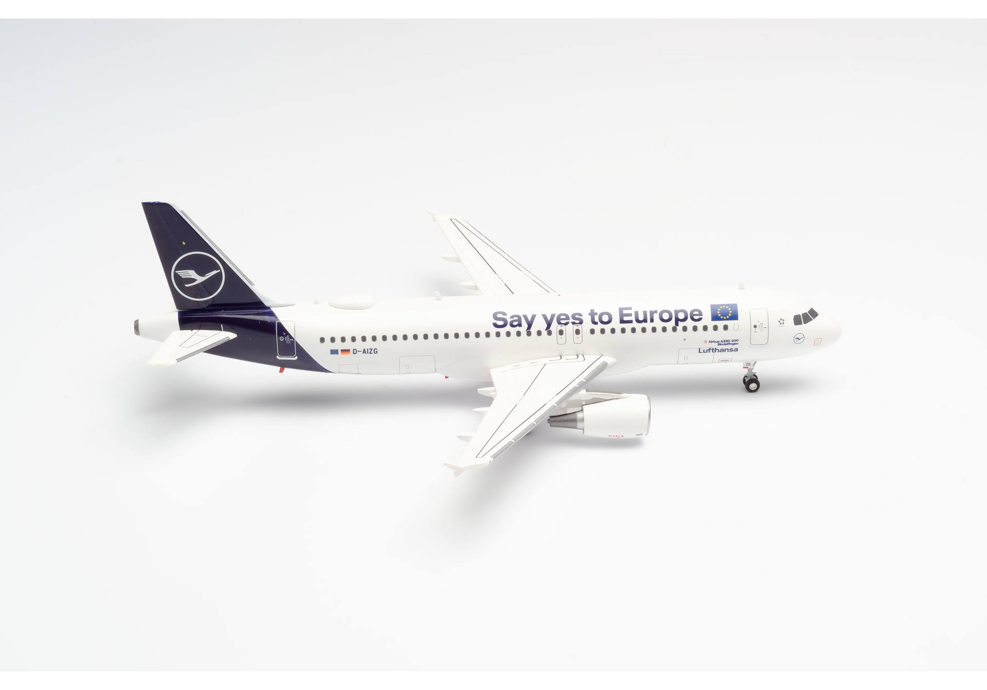 Lufthansa Airbus A320 "Say yes to Europe" "Sindelfingen"