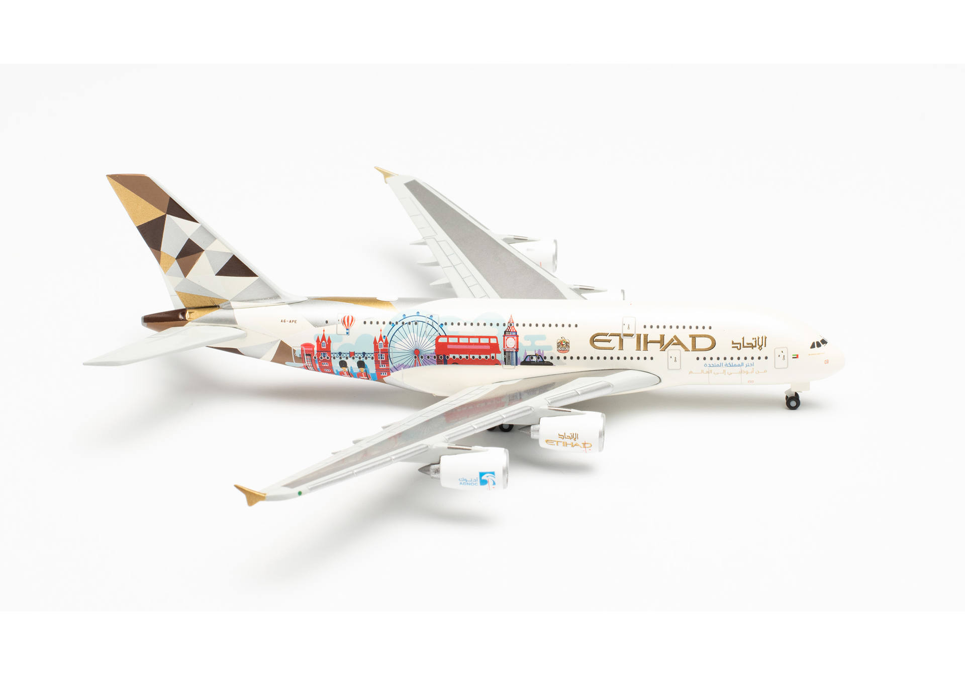 Etihad Airways Airbus A380 "Choose the United Kingdom" - A6-APE