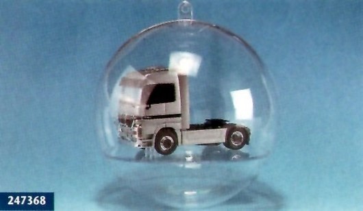 Mercedes-Benz Actros LH 2A special box with a scale of presentation