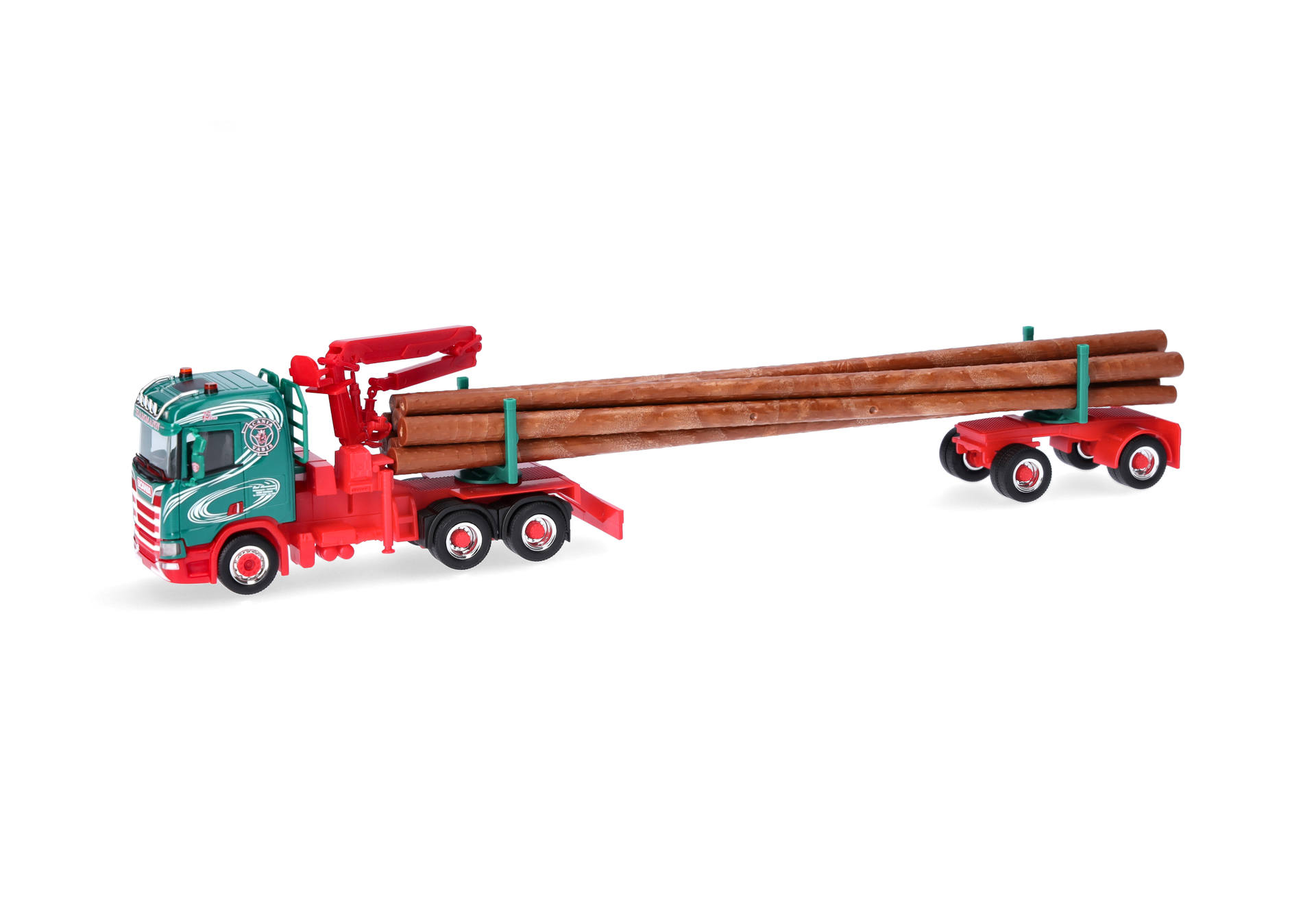 Scania CR 20 low roof wood transporter "Hammann"