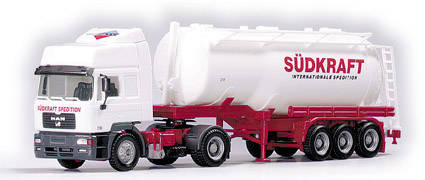 MAN F2000 Evolution EuterSilo-Sattelzug Suedkraft