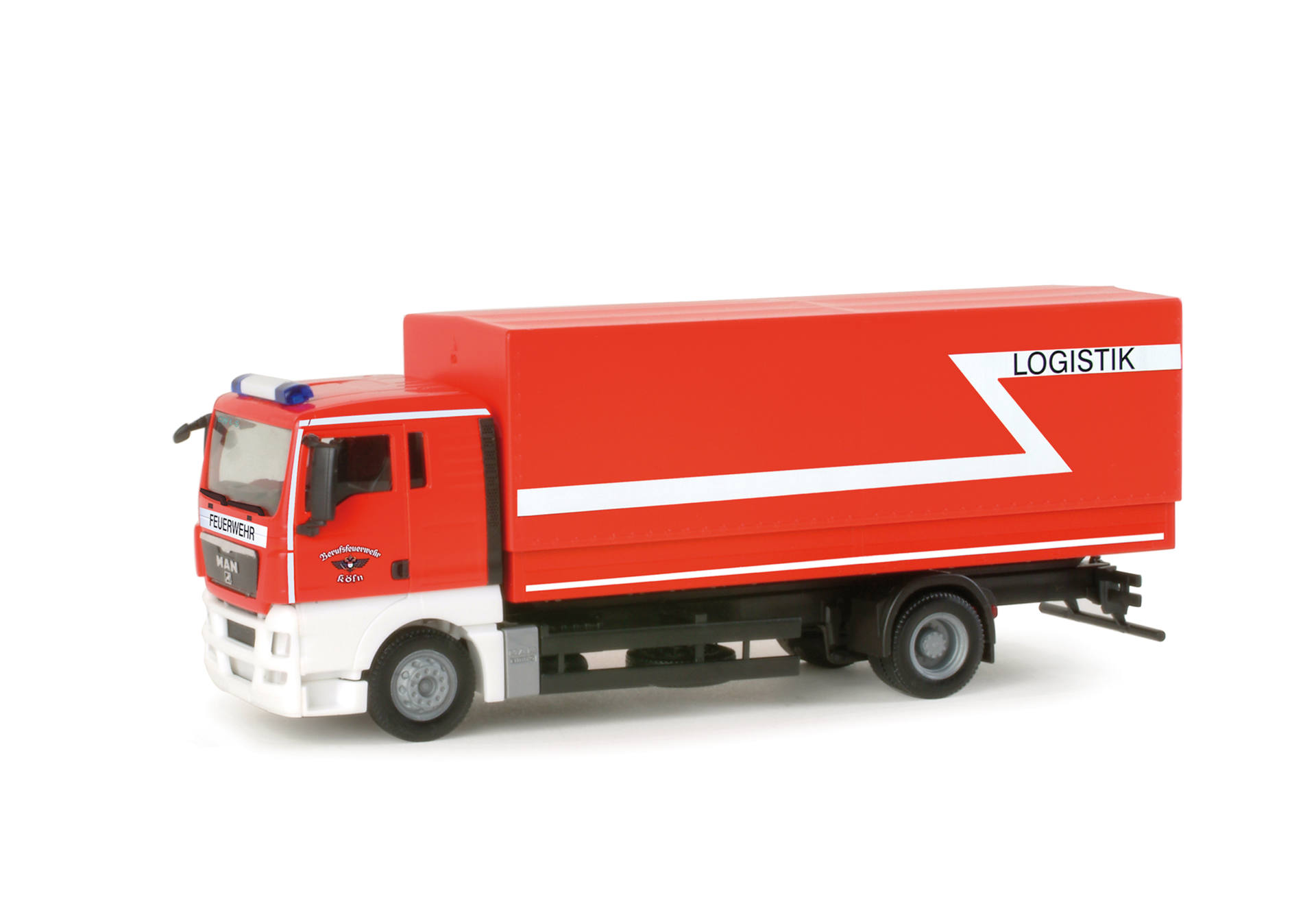 MAN TGX canvascover truck "Cologne fire department / Logistics"