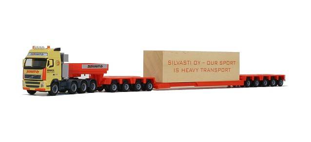 Volvo FH GL XL low boy semitrailer "Silvasti"