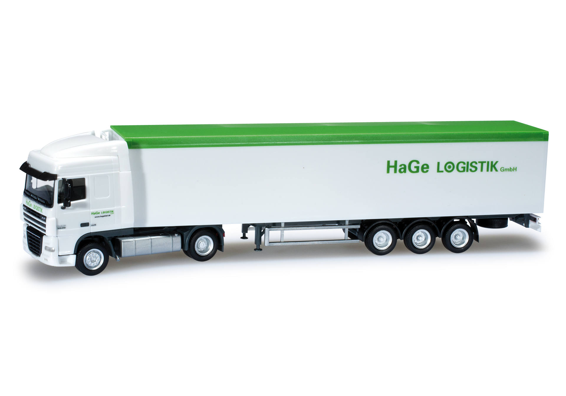 DAF XF 105 SC walking floor semitrailer "HaGe"