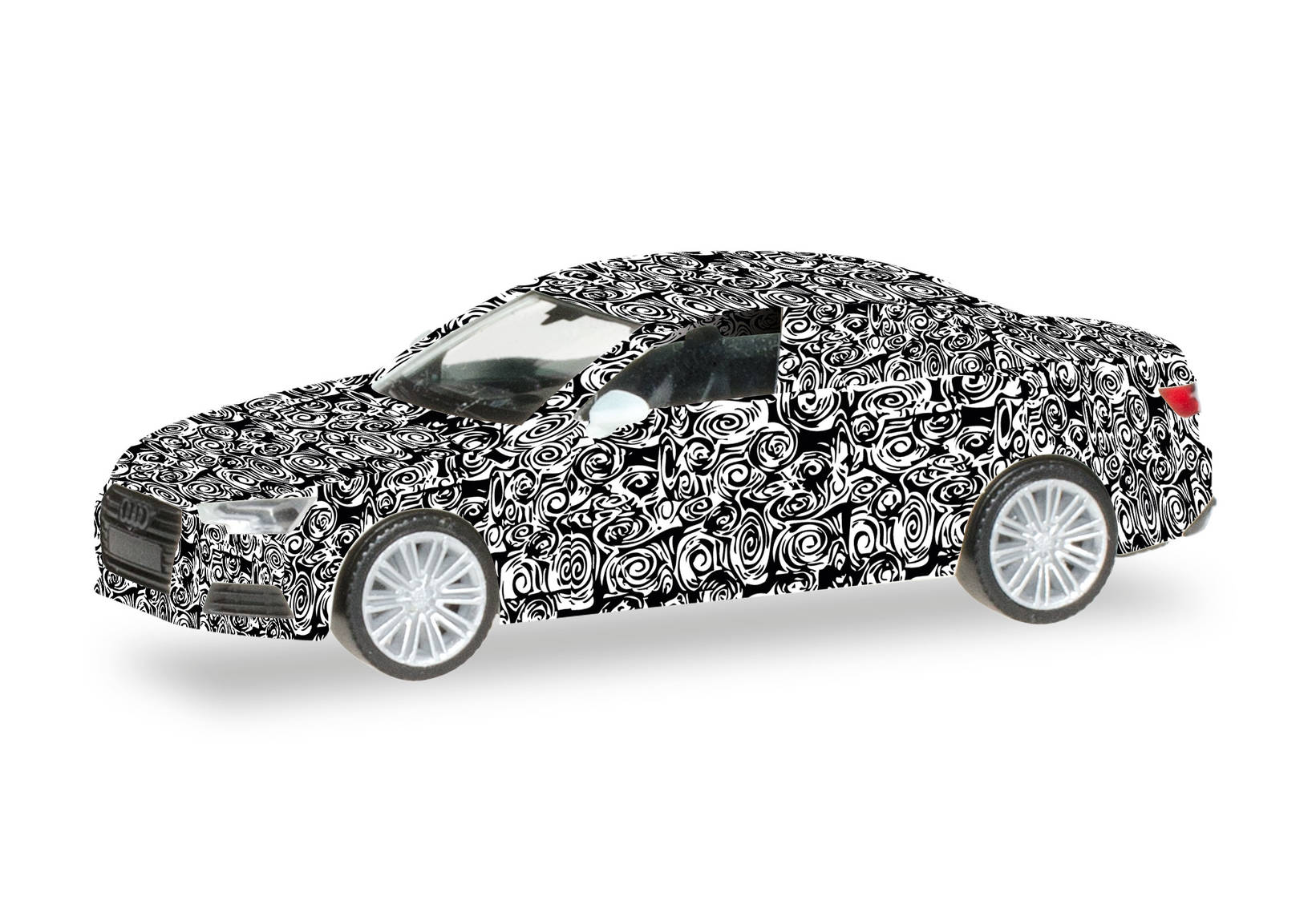 Audi A4 Limousine, with camouflage pattern