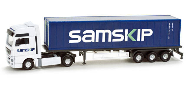 MAN TGX XXL container semitrailer "Samskip" (NL)