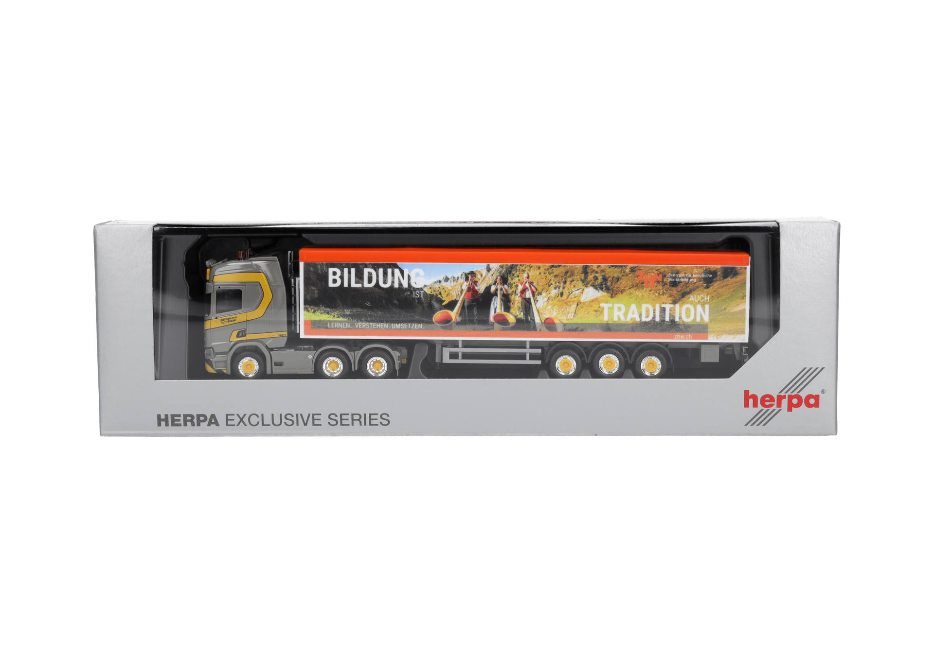 Scania CR 20 high roof walking-floor semitrailer "Dornbierer"