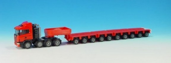 Scania 144 hl deep charging saddle train 4a/10a