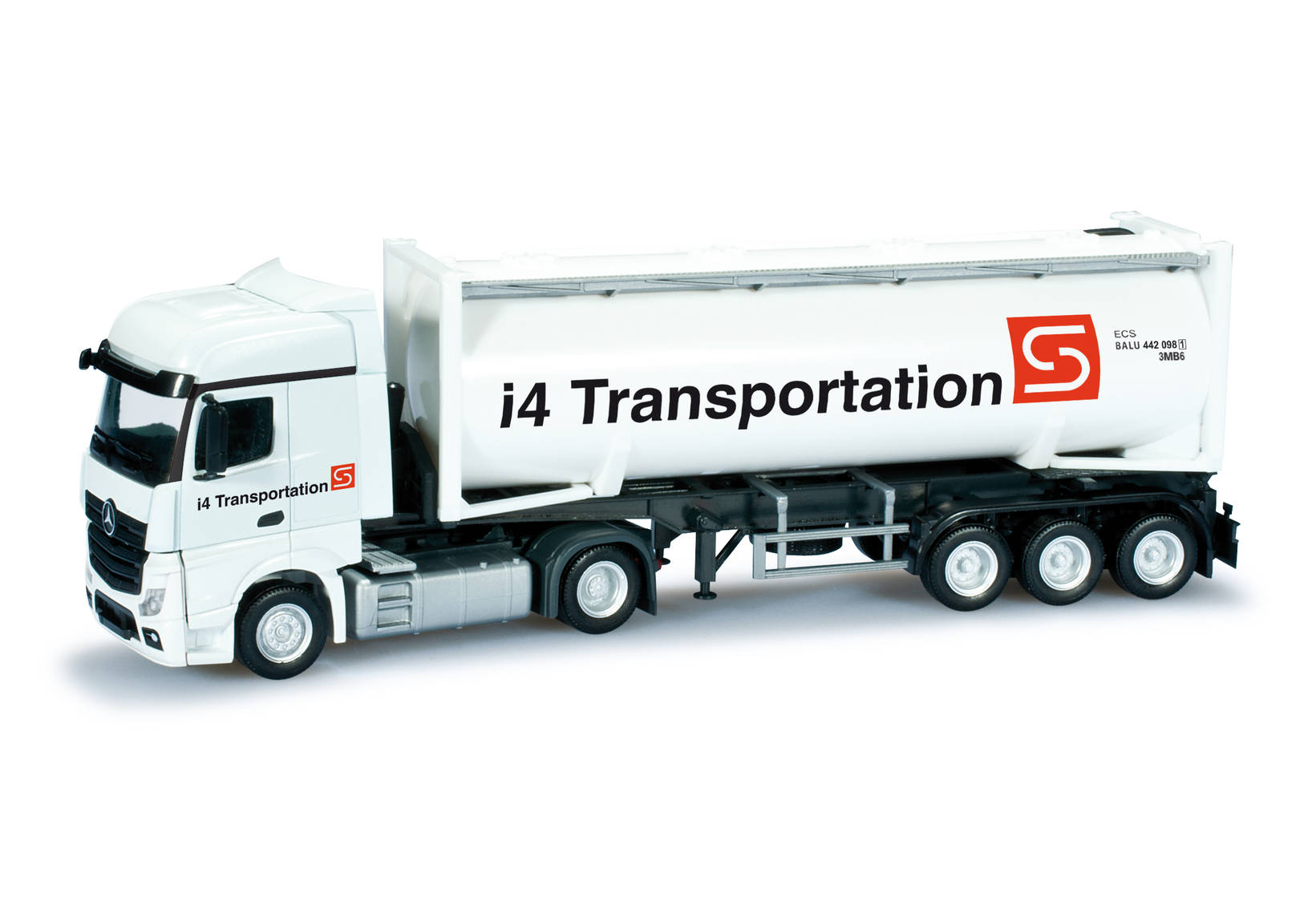 Mercedes-Benz Actros Bigspace Drucksilocontainer-Sattelzug "i4 Transportation"