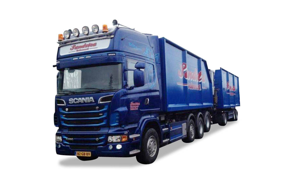 Scania R TL container trailer "Sandstra"