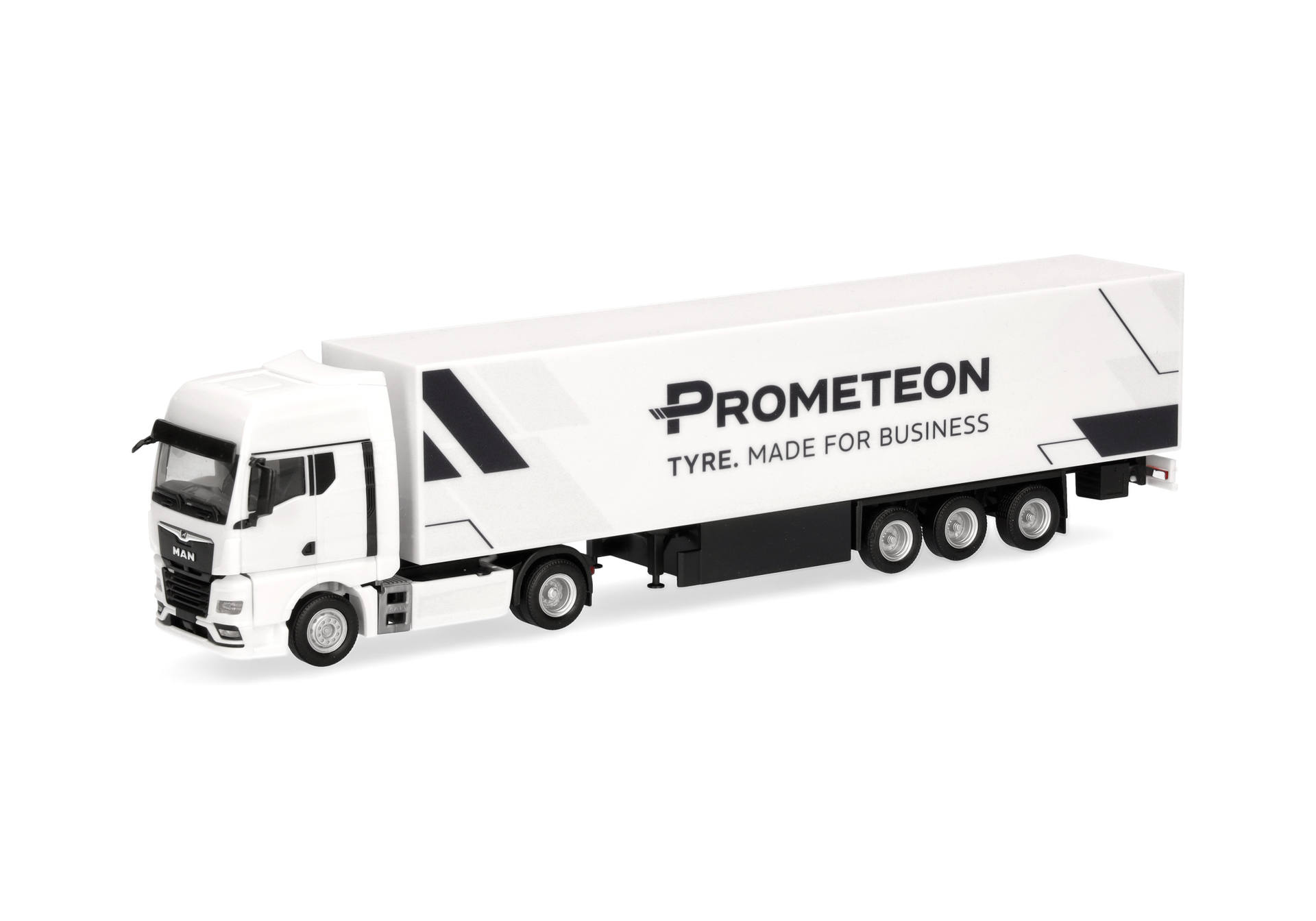 truck, trailer, model, white, branding