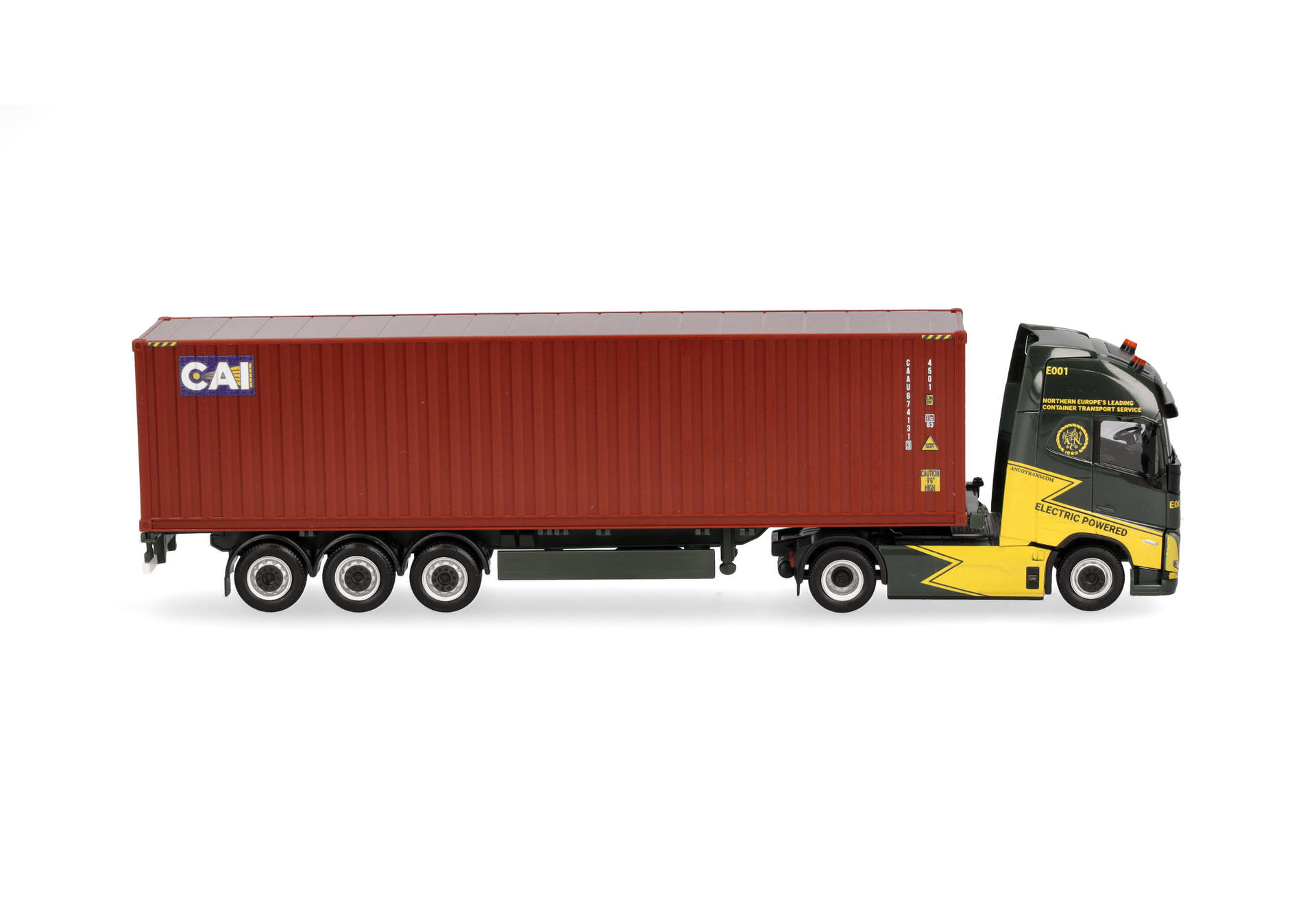 Volvo FH GL XL Electric 40ft Container-Sattelzug "Ancotrans/CAI"