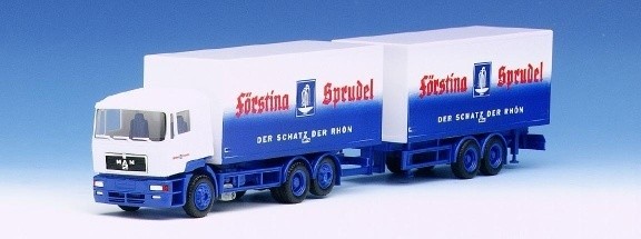 MAN F2000 beverage suitcase trailers 3A/2A