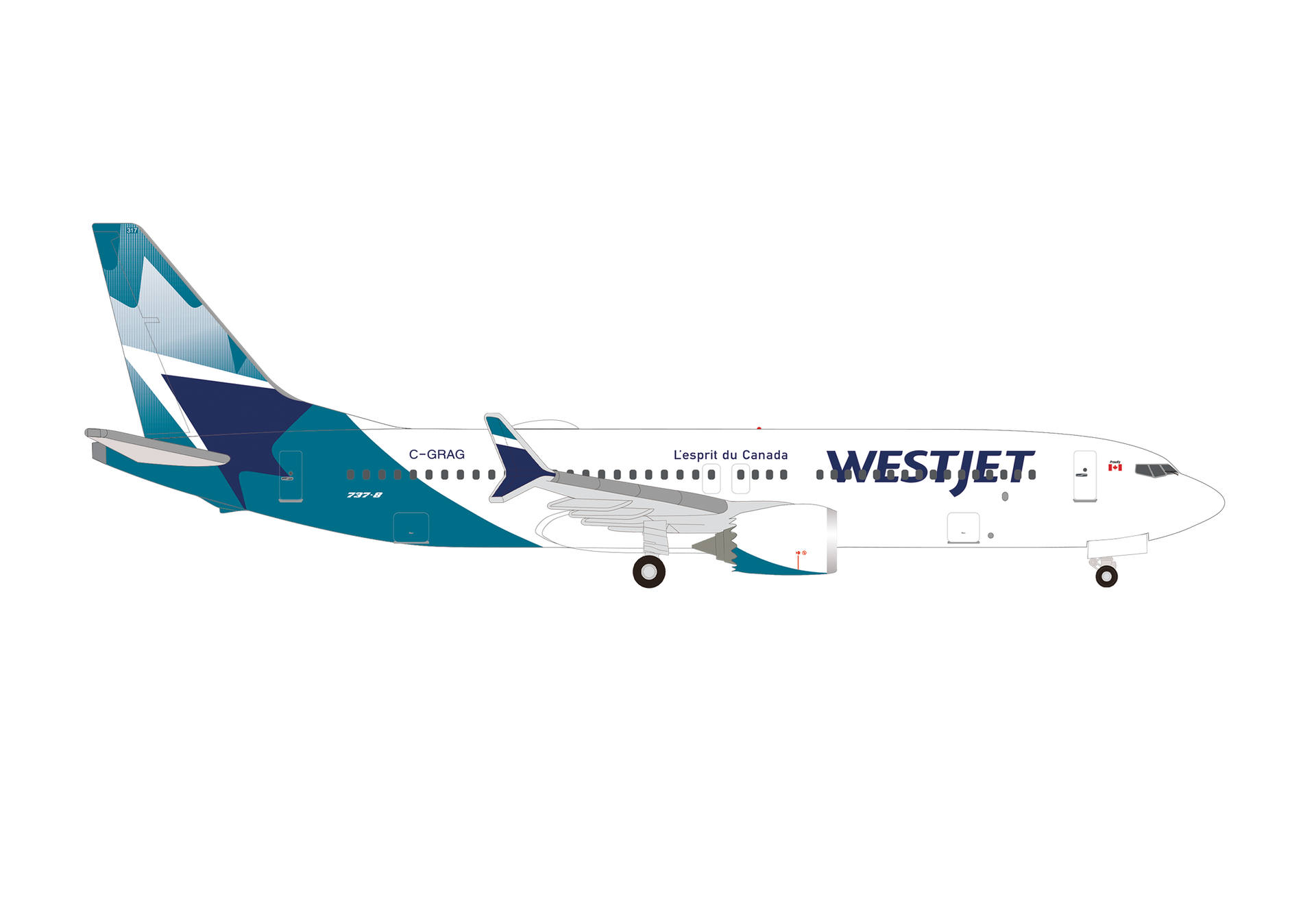 Westjet Boeing 737 Max 8 – C-GRAG