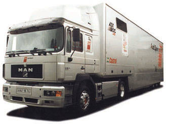 MAN F2000 Renntransporter-Sattelzug STW '97