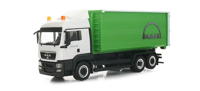 MAN TGS M roll-off multibucket truck "MAN"