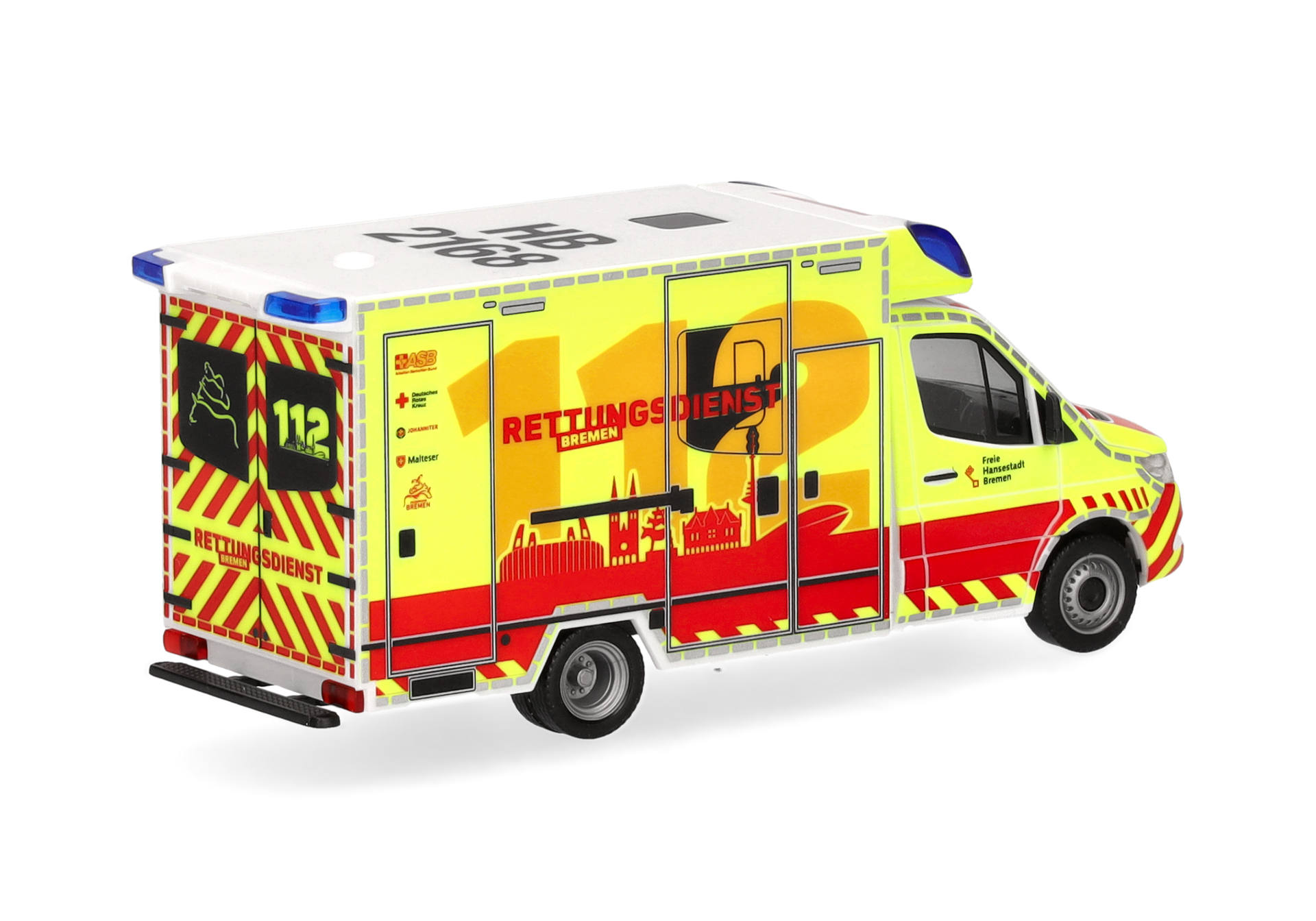 Mercedes-Benz Sprinter 18 Fahrtec RTW "Feuerwehr Bremen/HB 2168"