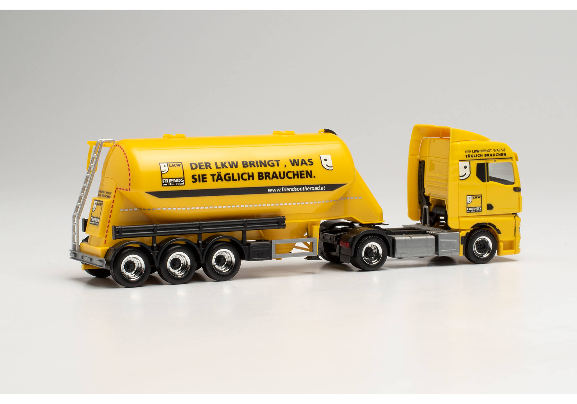 MAN TGX GM bulk silo semitrailer „Silo Melmer / Friends on the Road“