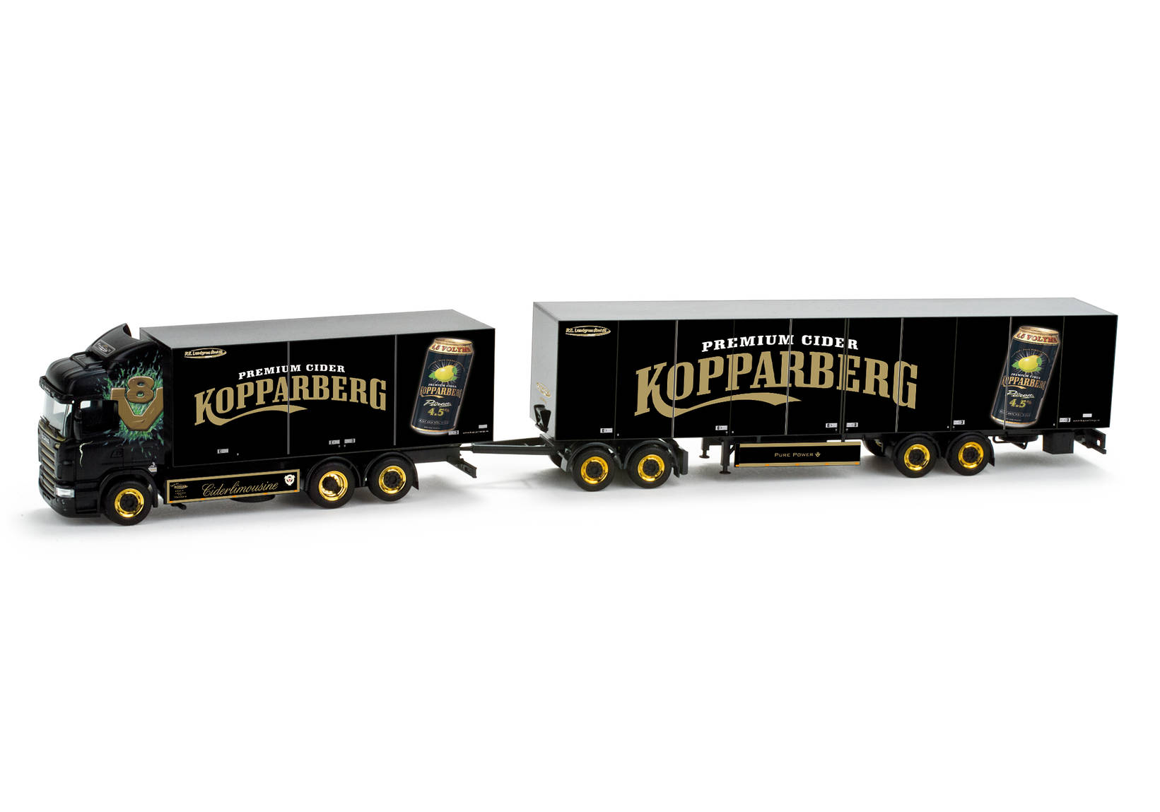 Scania R HL box EuroCombi "Kopparberg" (S)