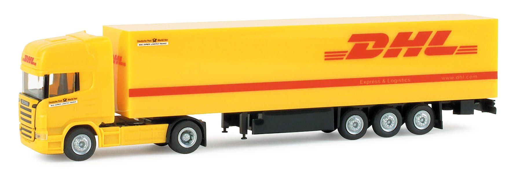 Scania R TL box semitrailer "DHL"