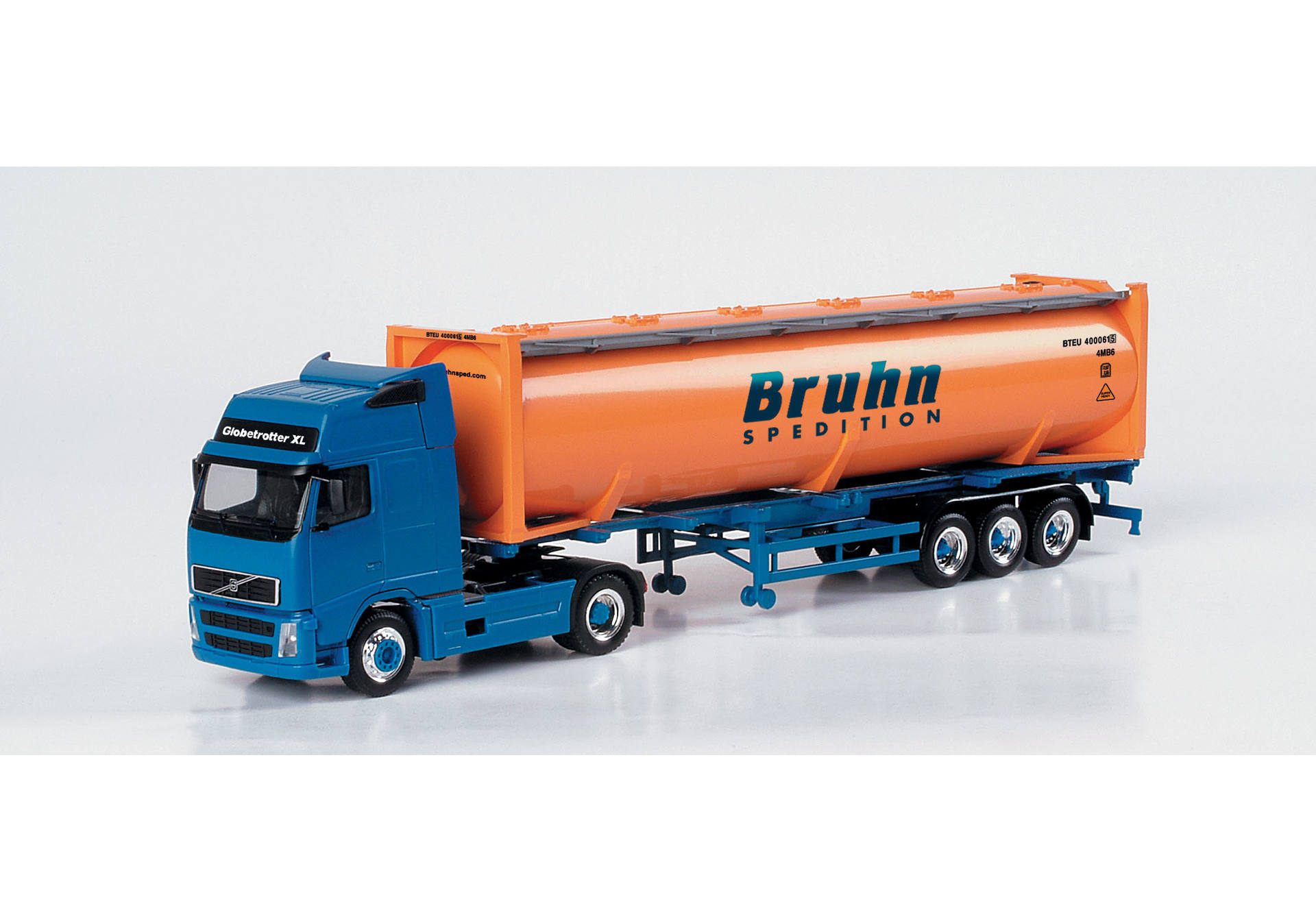 Volvo GL 40ft. silo container semitrailer "Bruhn"