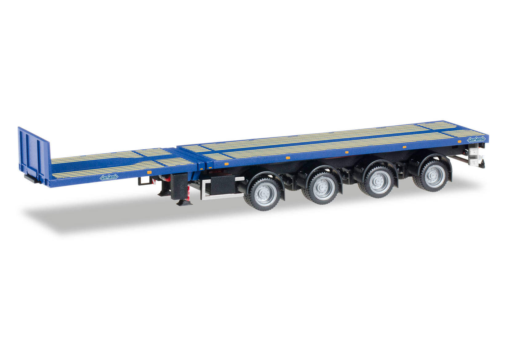 Teletrailer 4-axle, undecorated, ultramarin blue